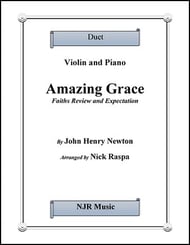 Amazing Grace - Duet - Violin & Piano P.O.D. cover Thumbnail
